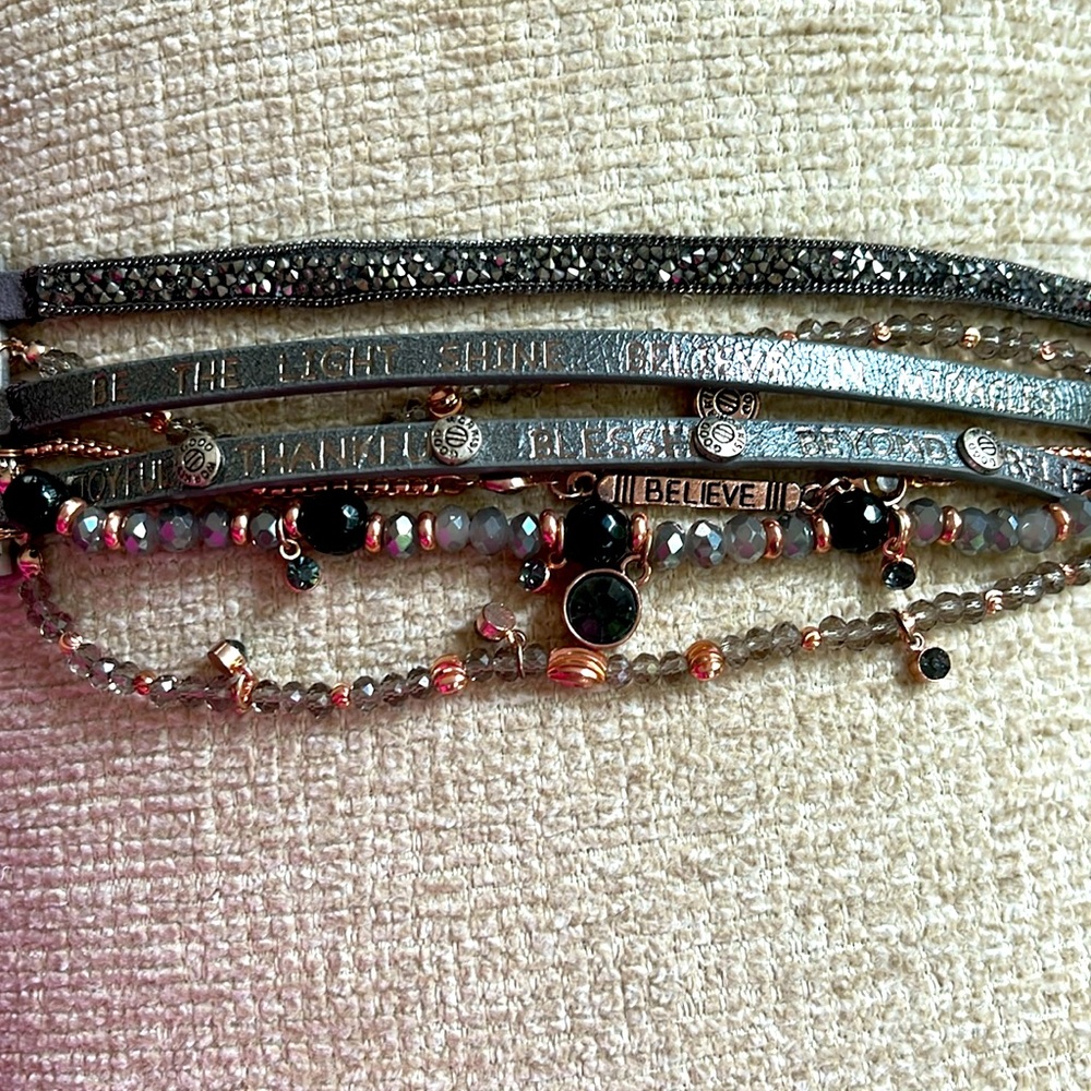 Inspirational Elegant Multi-Layered Magnetic Bracelet-NEW